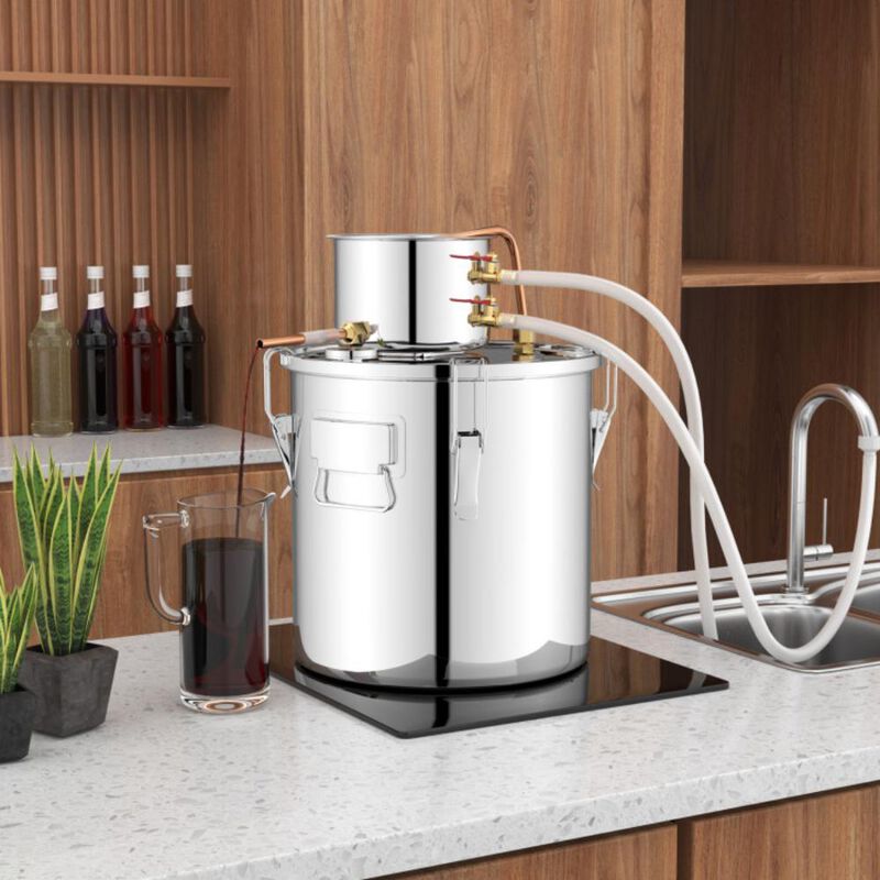 Hivvago 5 Gal 40 L Water Juicer Maker with 2 Stainless Steel Pots