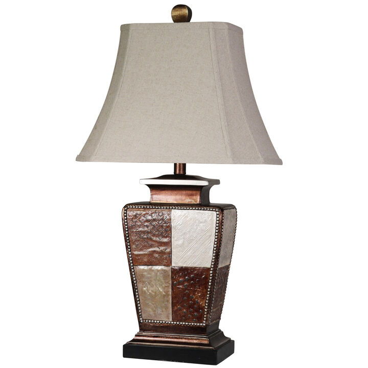 Austin Patchwork Table Lamp (Set of 2)