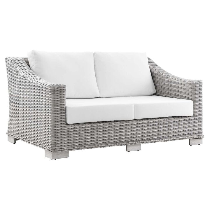Modway - Conway Outdoor Patio Wicker Rattan Loveseat