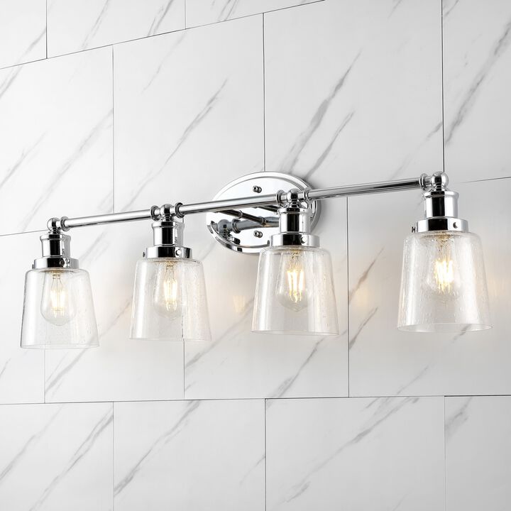 Beverly Iron/Seeded Glass Classic Cottage LED Vanity Light