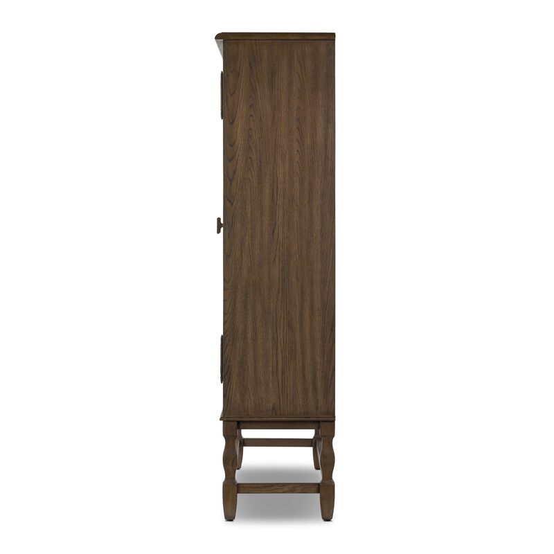 Finley Fawn Oak Cabinet