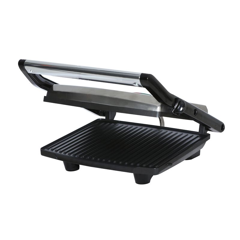 Brentwood Select TS-651 Compact Non-Stick Panini Press & Sandwich Maker, Stainless Steel