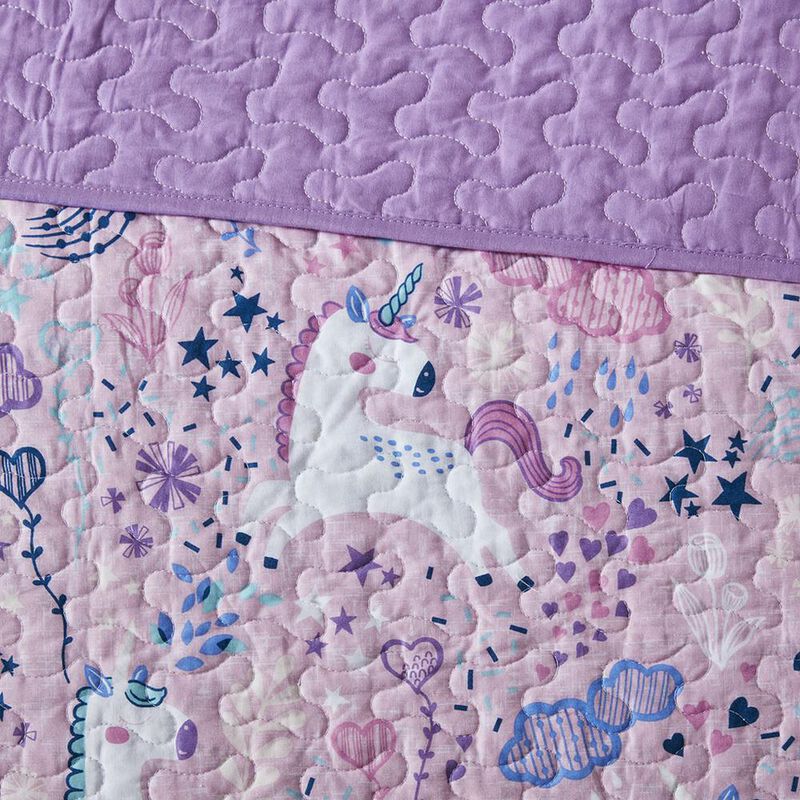 Belen Kox Kids Lola Unicorn Reversible Coverlet Set, Belen Kox