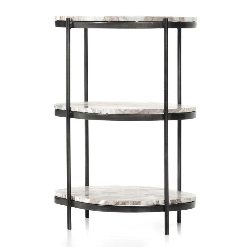 Felix Oval Nightstand in Canyon