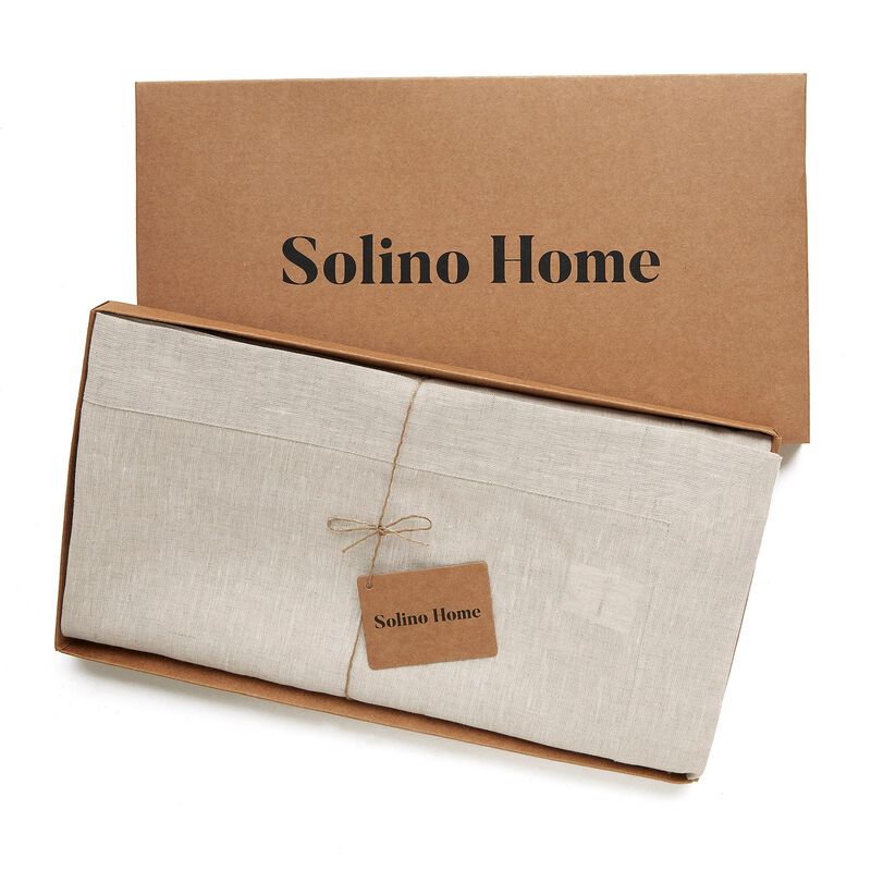 Solino Home 100% Pure Linen Tablecloth | Athena for Spring and Easter