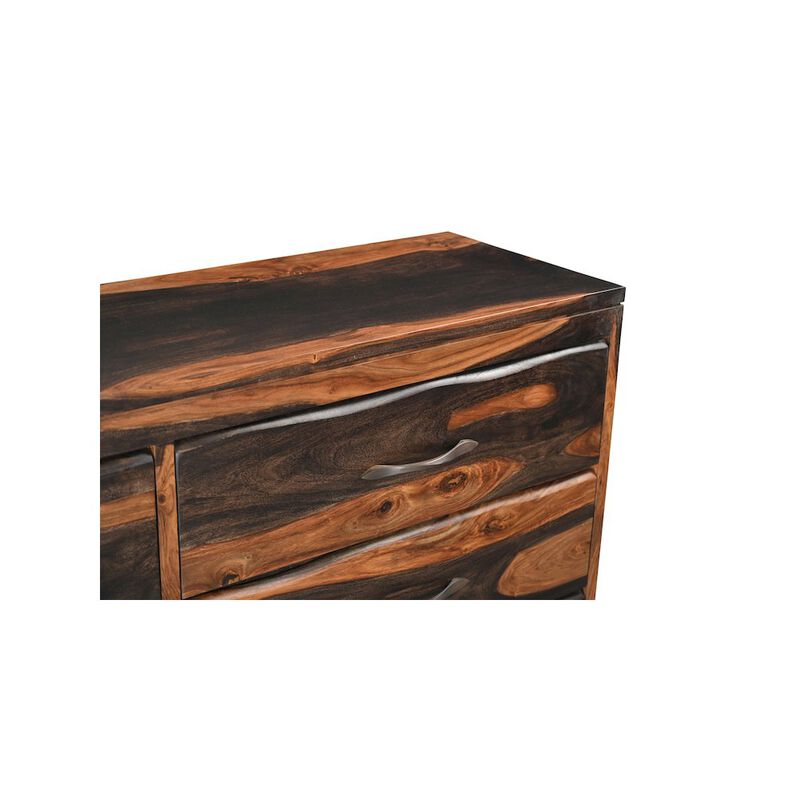 Taran Designs Marin 6-drawer Live Edge Solid Wood Dresser