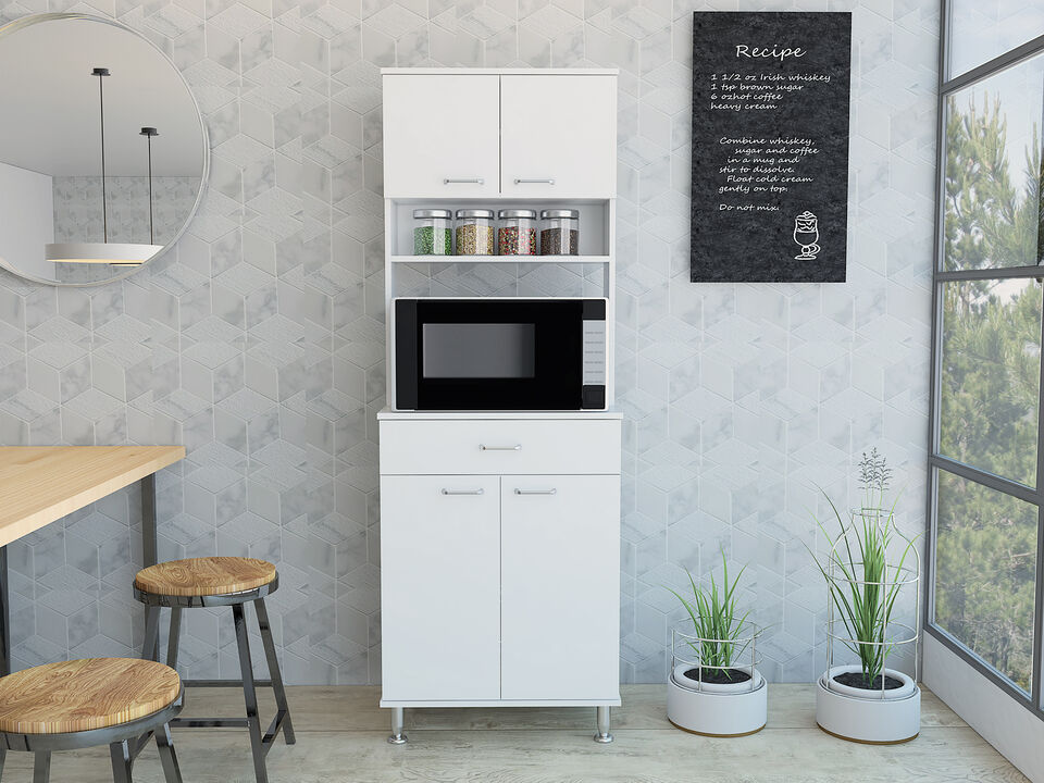Pantry Piacenza, Kitchen, White