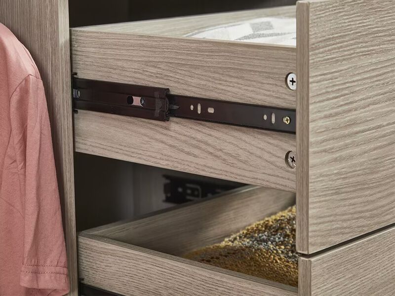 Closet Organizer System, Closet Organizers with Clothing Racks for Hanging Clothes, Closet System with Drawers ,Walk in Closet Organizers and Storage with Shelves, Walk in Closet System
