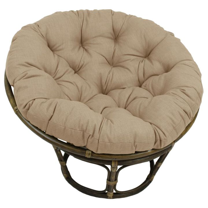 Blazing Needles 44-inch Solid Outdoor Spun Polyester Papasan Cushion (Fits 42-inch Papasan Frame) 93312-REO-SOL-07