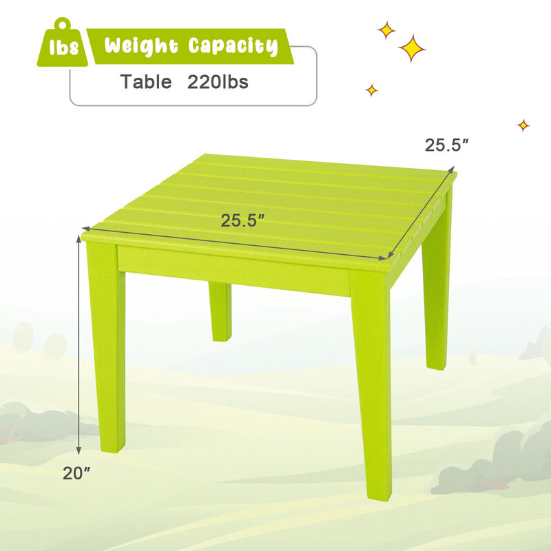 25.5 Inch Square Kids Activity Play Table