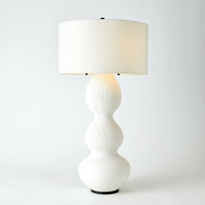 Torch Table Lamp-Matte White