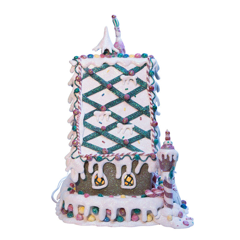 13-Inch Gingerbread House with Lights: Perfect Holiday Decoration for Your Home