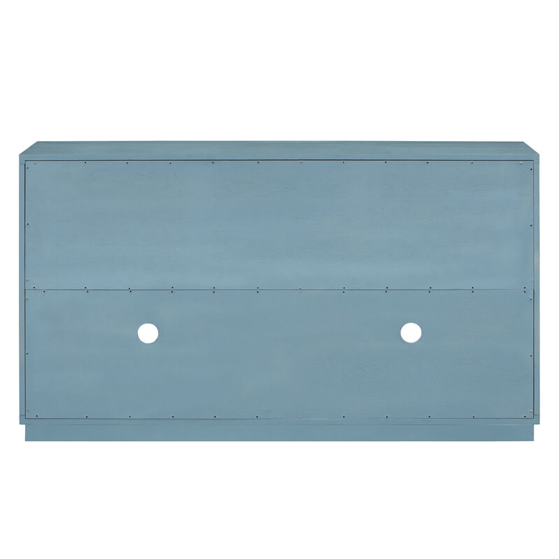 Retro Style Sideboard Cabinet with 4 Doors