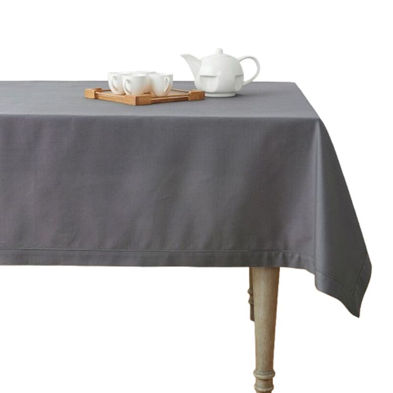 Solino Home Cotton Linen Hemstitch Tablecloth