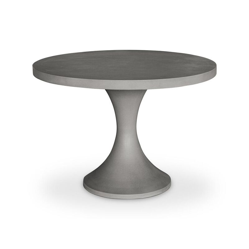 Moe’s Isadora Outdoor Dining Table Dark Grey