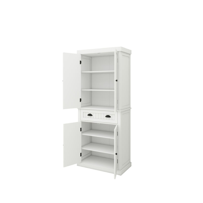 Four Doors And A Drawer Cabinet Ordinary Slotted Models