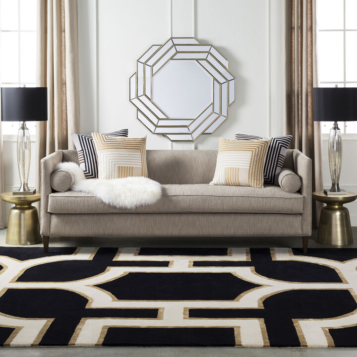 Intermezzo INE-1000 2' x 3' White Rug