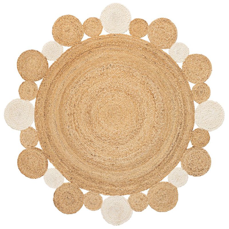 Ayana Two Tone Jute Hippy Area Rug