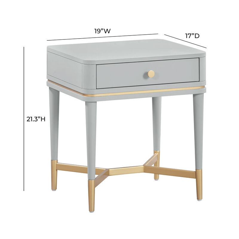 Julieta Cream Nightstand