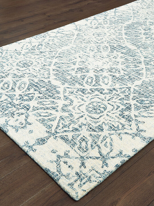 Tallavera 3'6" x 5'6" Blue Rug