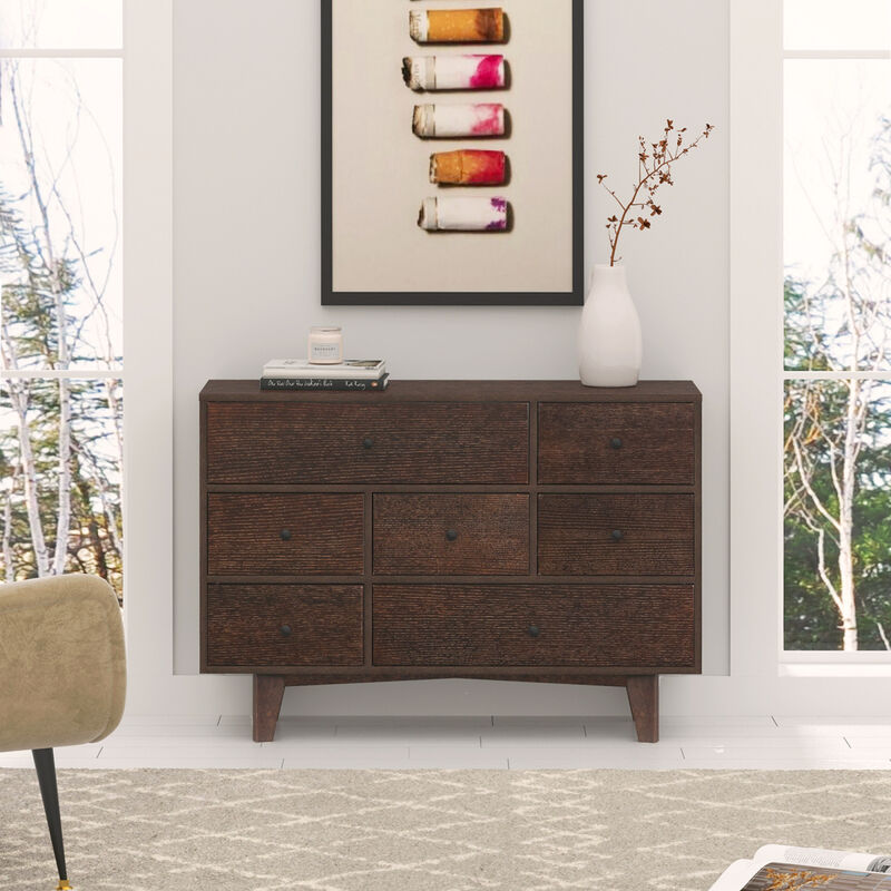 Solid Wood Spray-Painted Drawer Dresser Bar, Buffet Tableware Cabinet Lockers