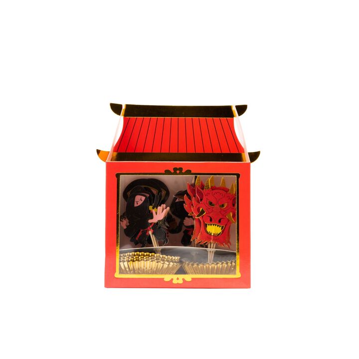 Ma Fete Ninja Cupcake Toppers