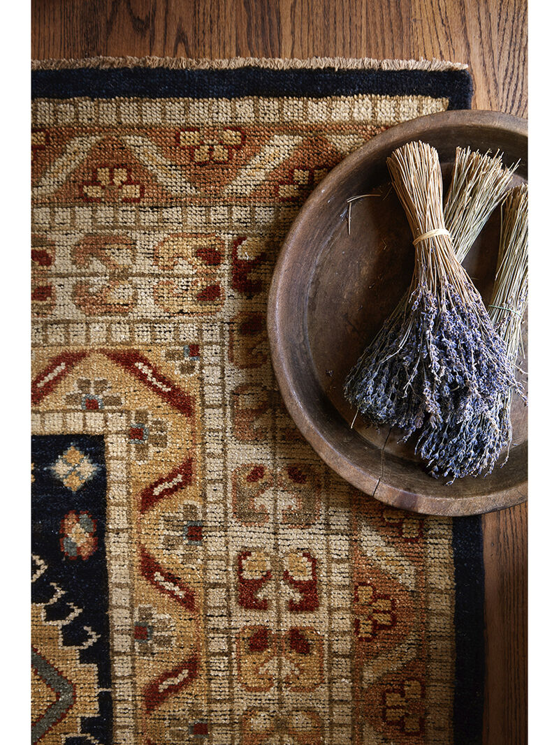 Heirloom HQ01 Navy/Multi 10' x 14' Rug