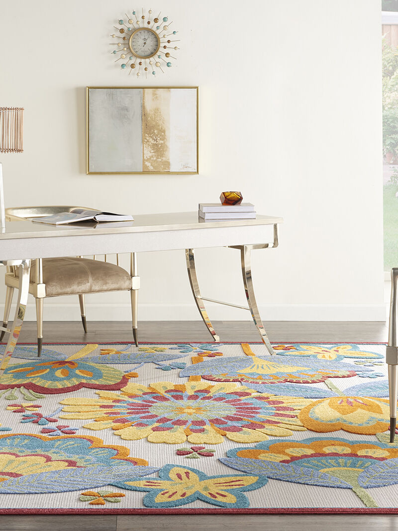 Aloha ALH25 Multicolor 6' x 9' Rug