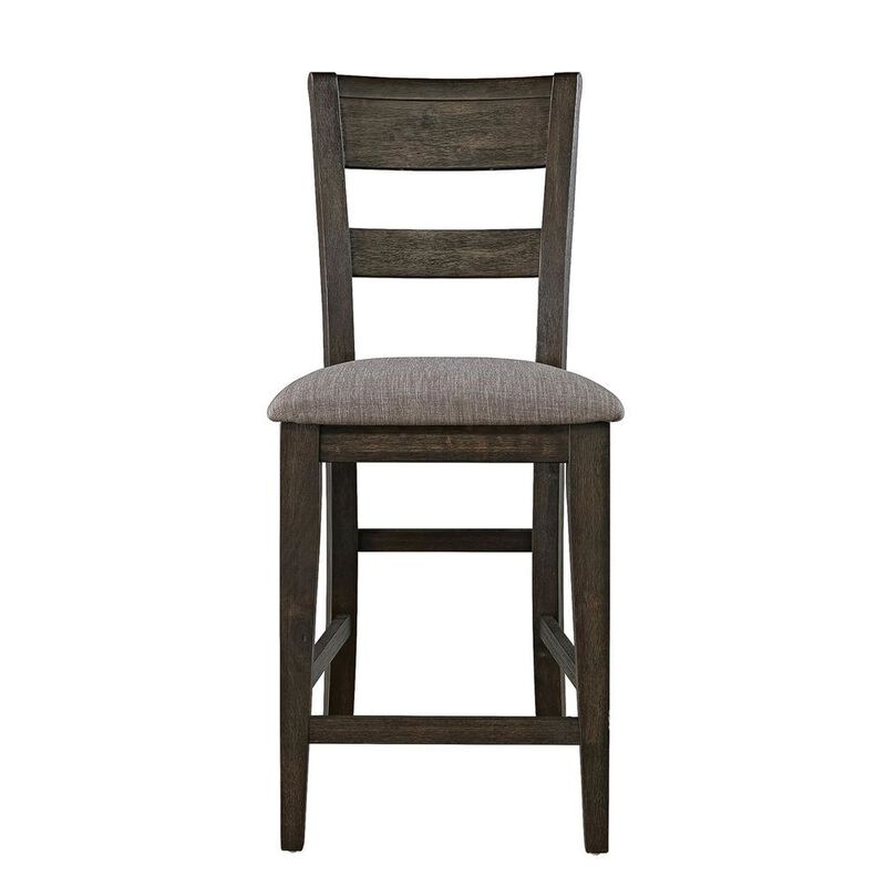 Starlight Canyon Home Brown Wooden Counter Height Chairs – Bar Stools with Back for Kitchens