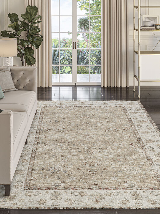 Tuscany TU5 Taupe 10' x 14' Rug