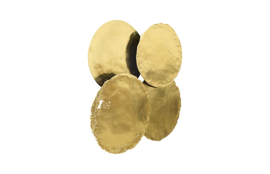 Cast Oil Drum Wall Discs Set of 4