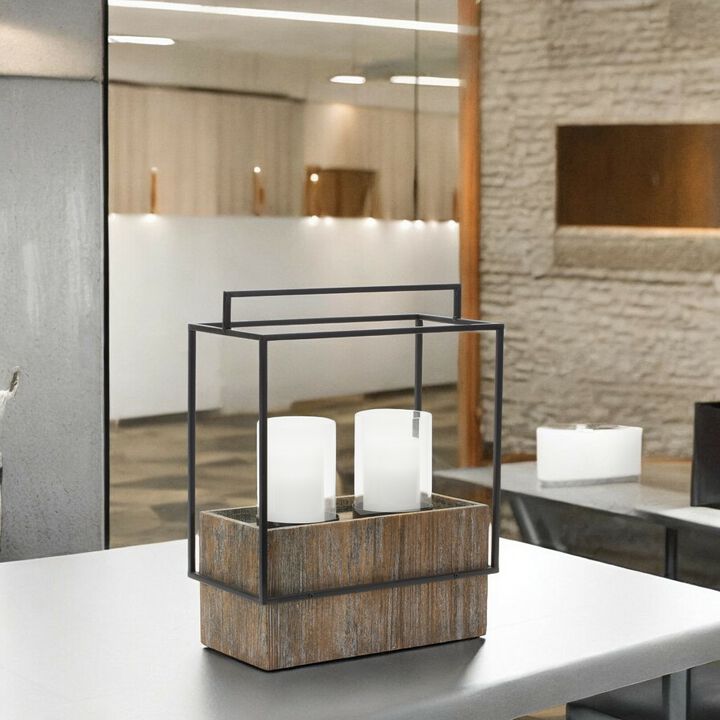 Double Candle Holder for Elegant Home Décor and Lighting