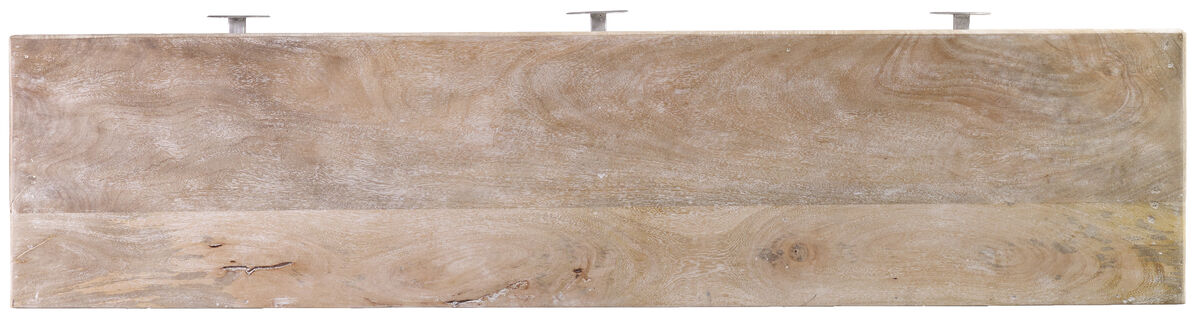 68" Entertainment Console in Light Wood