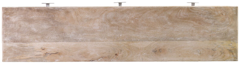 68" Entertainment Console in Light Wood