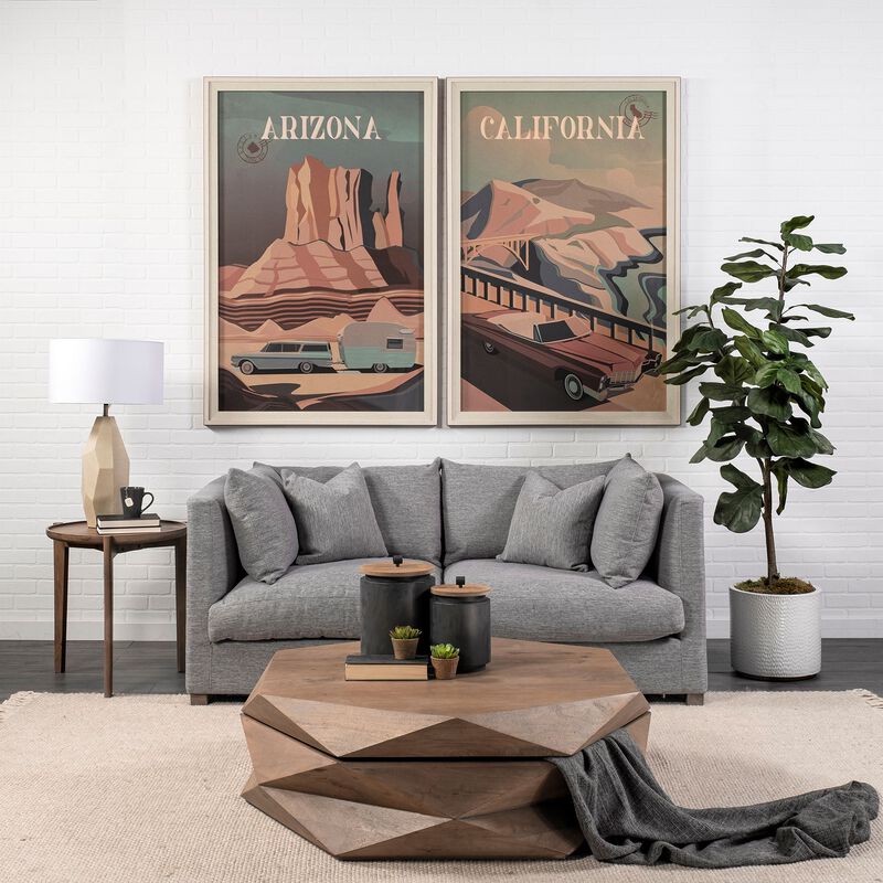 Arreto 48" Brown Coffee Table