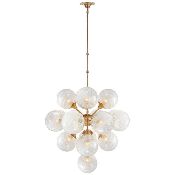 Cristol Lrg Tiered Chandelier