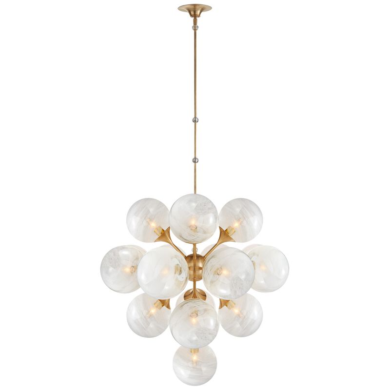 Cristol Lrg Tiered Chandelier