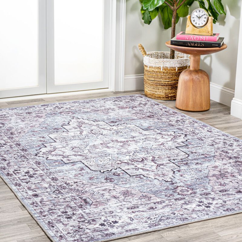 Didim Boho Medallion Machine-Washable Area Rug