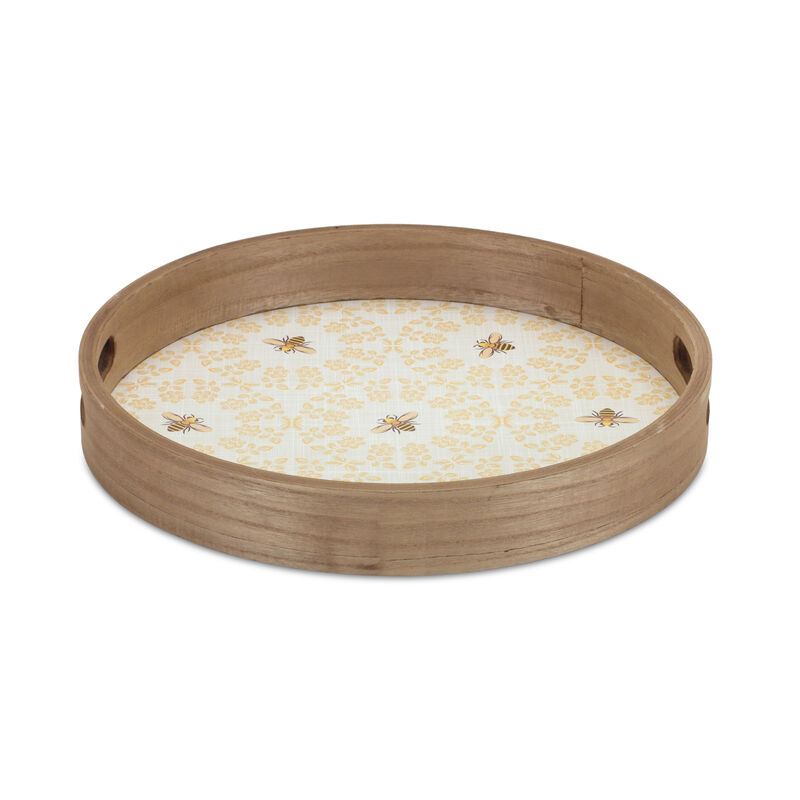 Set of 2 MDF Trays for Stylish Storage and Display
