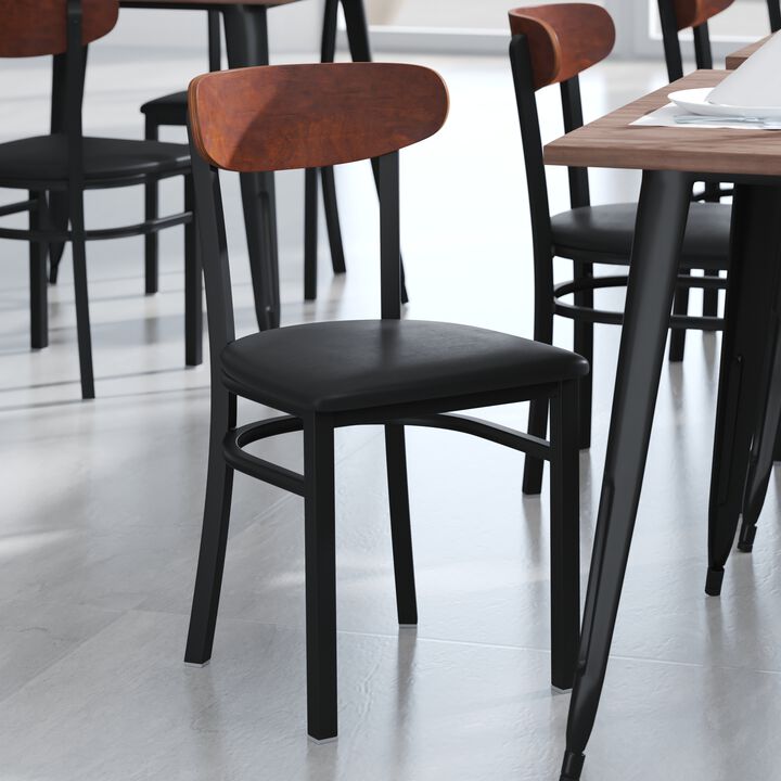 Metal/Wood Restaurant Chairs
