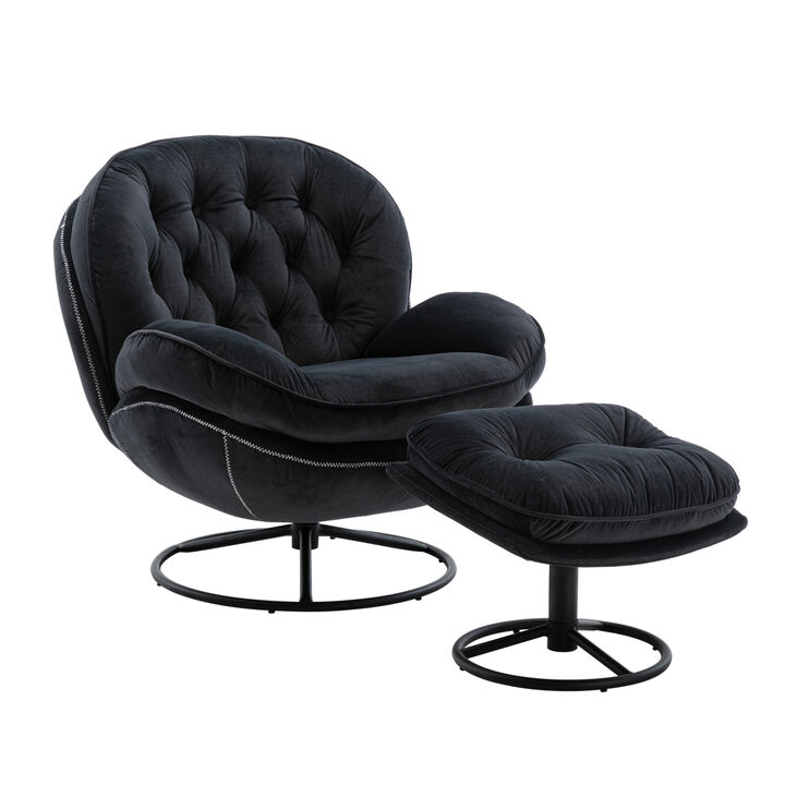 TV Chair Living room Chair with Ottoman