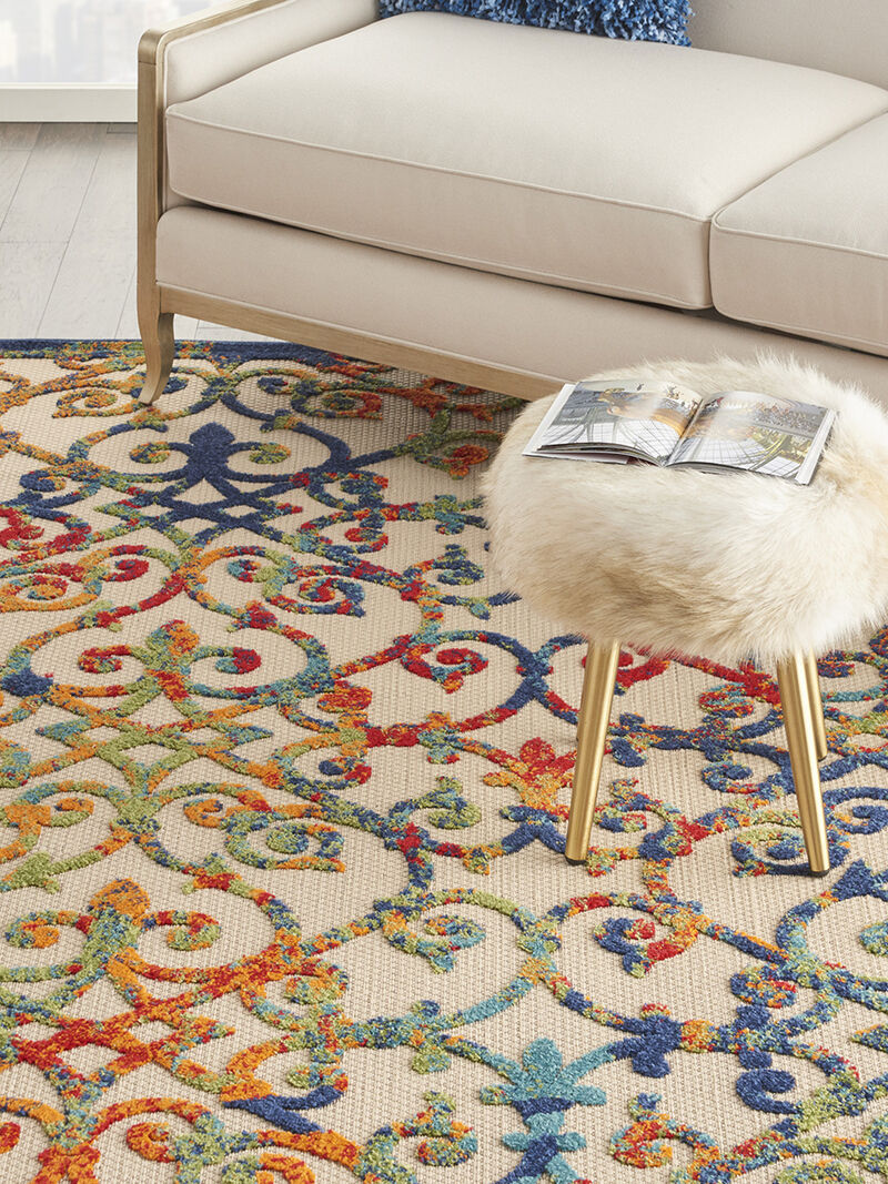 Aloha ALH21 Multicolor 6' x 9' Rug