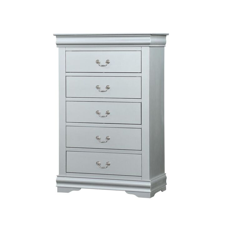 Acme Furniture Louis Philippe Chest, Platinum  (26736)