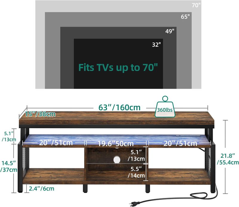 TV Stands for Living Room,Entertainment Center,TV Stand for 70/65inch