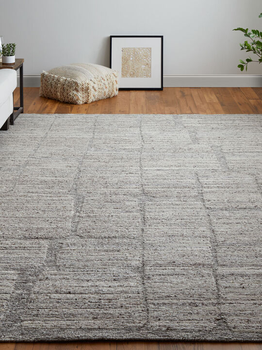 Navaro 8912F 2' x 3' Gray/Ivory/Taupe Rug