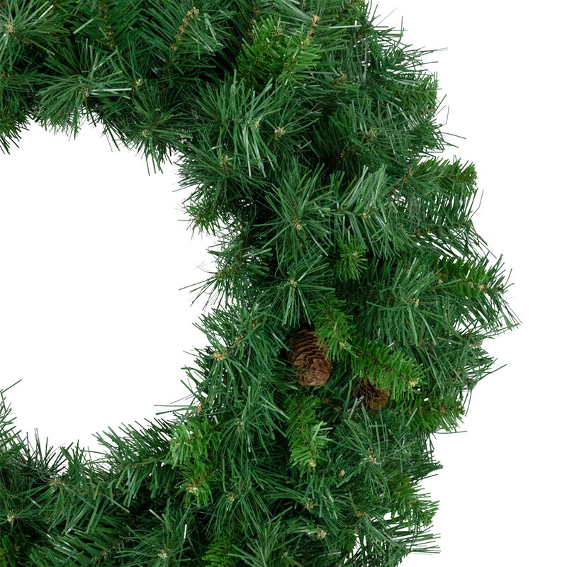 Black River Pine Artificial Christmas Wreath  24-Inch  Unlit