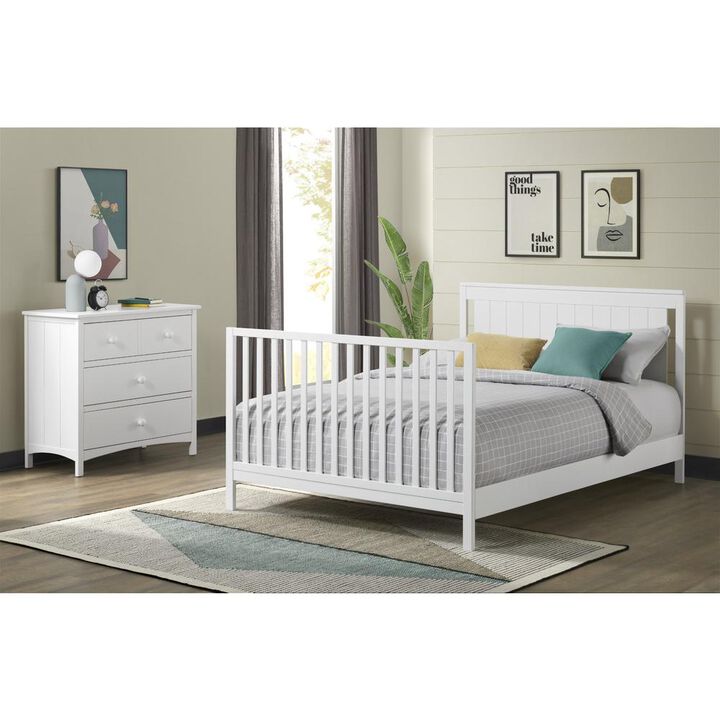 Oxford Baby Lazio Full Bed Conversion Kit Snow White