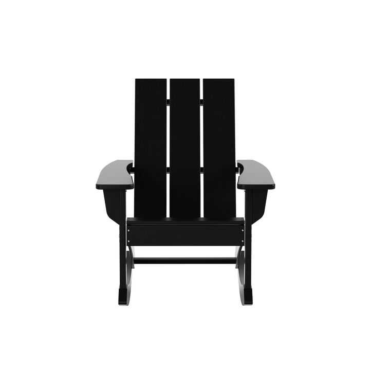 WestinTrends Modern Adirondack Outdoor Rocking Chair