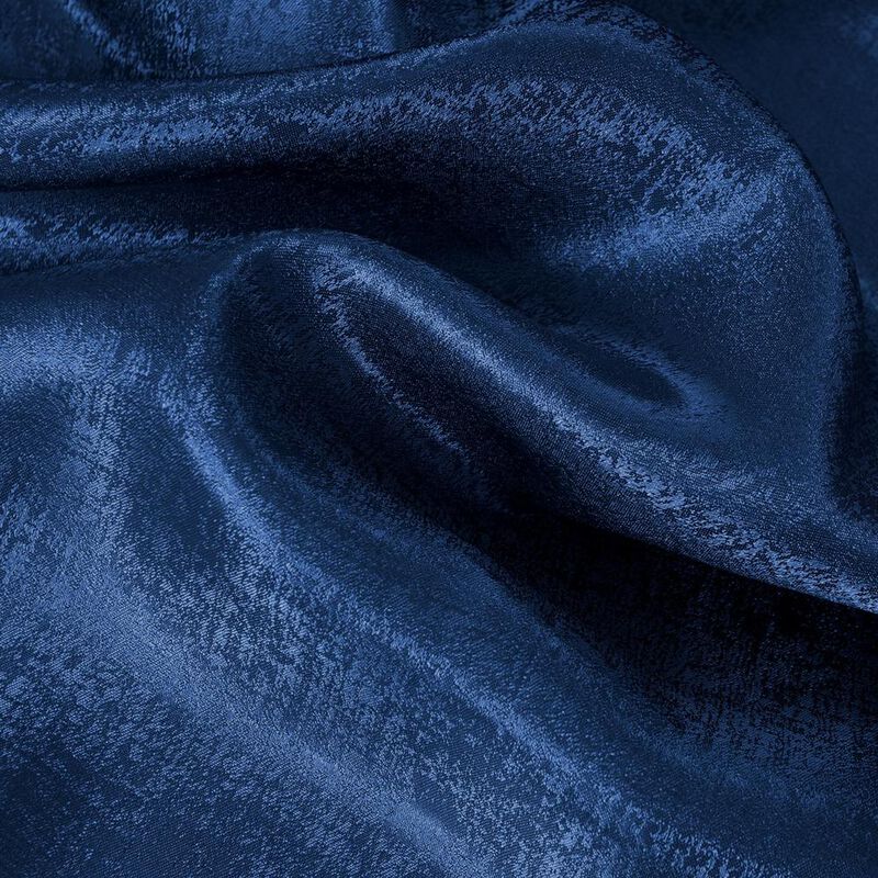 Olivia Gray Roxy Two Tone Jacquard Grommet Single Panel - 54x84", Navy