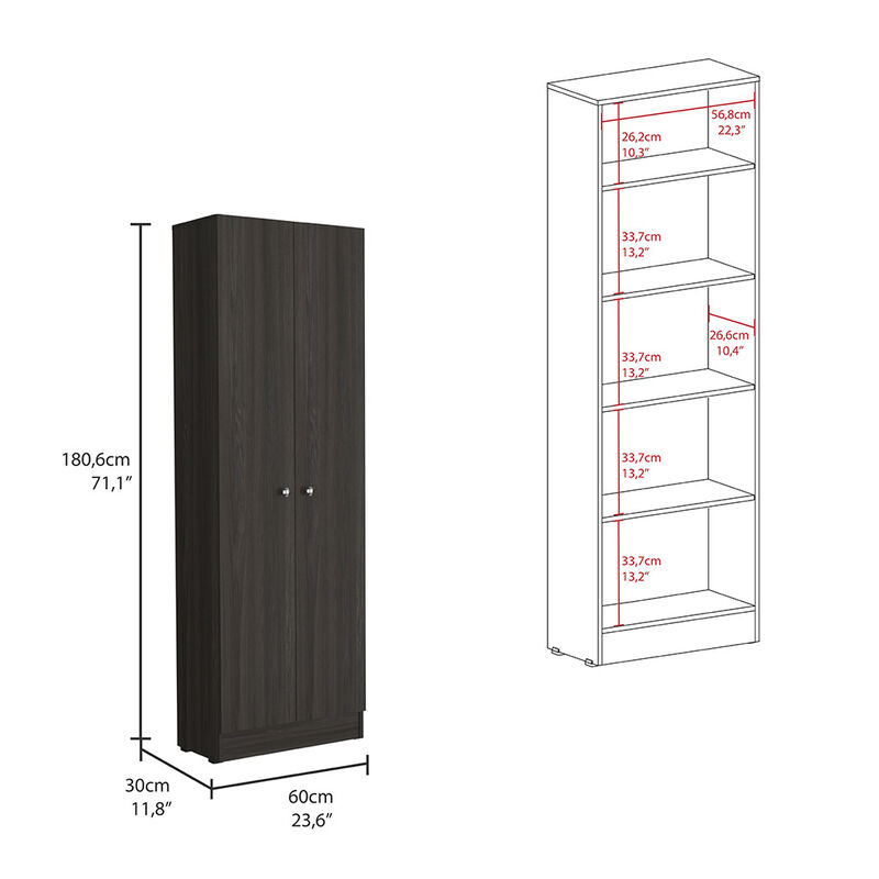 Storage Cabinet Pipestone, Kitchen, Espresso / Black